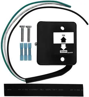 3-Wire Liftgate Control Switch Kit, Super Control Tuck Under Replaces for OEM Part Numbers 80001431, 80000429, 80000425, 3-Wire Toggle Start Switch, 8" Leads, Universal