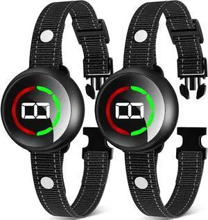 Bark Collar for Large Dog & Medium Dogs,  Dog Bark Collar, Rechargeable Automatic Bark Shock Collar, Anti Barking Collar with Beep Vibrating Shock, 5 Sensitivity for Barking Control & Training