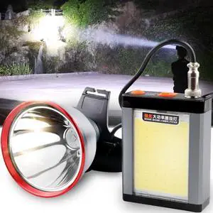 LED Hunting Headlamp Super Bright Rechargeable Head Lamp with Independent Battery Pack, 9 Times Brighter Than Ordinary Headlamps, Perfect for Hunting, Camping, shing, Emergen