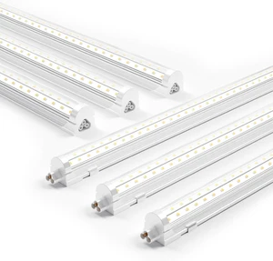 Ensenior 4FT LED Shop Lights, 6000K T8 Commercial Bay Lighting, 6 Pack Ensenior 4FT LED Shop Lights, 6000K T8 Commercial Bay Lighting, 6 Pack