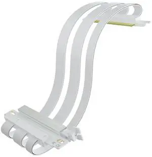 Double Reverse PCIE 5.0 Riser Cable for Mini-ITX Motherboard (170x170mm) Installation, RTX5090(Ti) RX9070(XT) GPU Ready, Length 185mm, White Color Double Reverse PCIE 5.0 Riser Cable for Mini-ITX Motherboard (170x170mm) Installation, RTX5090(Ti) RX9070(XT) GPU Ready, Length 185mm, White Color