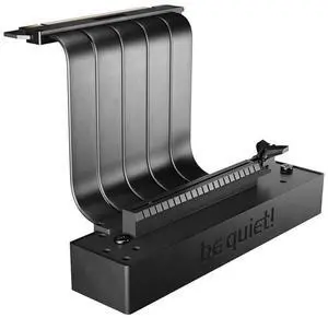 Riser Cable Cable for PCIe 4.0 Graphics Card Installation with Vertical GPU Mounting Option, Easy Vertical Installation, Black, BGA12