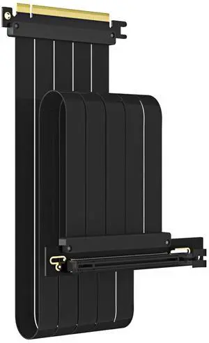 600mm PCIe 4.0 X16 Riser Cable for PCIe 4.0/3.0 GPUs, Such as GeForce RTX 40/30 Series and Radeon RX7000/RX6000 Series, etc