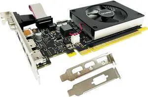 GeForce GT 730 4GB Low Prole Graphics Card,DDR3,64 Bit,2X HDMI, DP,VGA,Small Form Factor Video Card for PC,Computer GPU,PCI Express 2.0 X8,DirectX 12