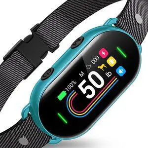 Smart Dog Bark Collar, for Small Medium Large Dogs 10-100lbs, Automatic Dog Training Collar to Decrease Barking, Anti Barking Device with 4 Training Modes, More 8 Sensitivity Levels, an