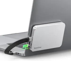 BookDrive 1TB Magnetic External SSD with PD 100W Charging for Labtop & USB-C Smartphone - Magsafe Portable Solid State Drive, 1000MB/s for USB 3.2 Gen2 - P10Plus BookDrive 1TB Magnetic External SSD with PD 100W Charging for Labtop & USB-C Smartphone - Magsafe Portable Solid State Drive, 1000MB/s for USB 3.2 Gen2 - P10Plus