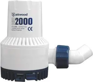 4730-4 Heavy Duty 1,700 GPH Fully Submersible Boat Livewell/Baitwell Bilge Pump