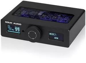 Q11 Digital to Analog Audio Converter, Hi USB DAC Adapter ESS9038 + AK4493 with Coacial/Optical/PC-USB Inputs & RCA/AUX Outputs DSD256