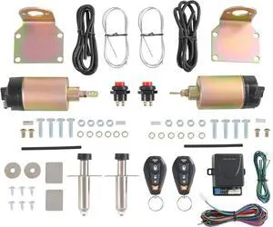 New Street Rat Hot Rod Car Truck 85LB Shaved Door Handle Kit Replacement for 2 Doors Popper Solenoid