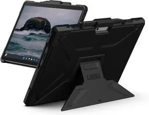 UAG Dgned for  Surface Pro 11/10/9 Case with Built-in Kickstand & Pen Holder Coatie with Type Cover Keyboard Rugged Heavy Duty Protective Cover, Metropolis ack