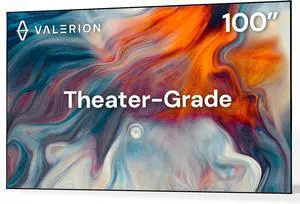 100-inch Fixed Frame Projector Screen, 1.3 dB Gain, 80% PQE, 4K/8K Ultra HD, 3D Wall Mount Projector Screen, Works with Long Throw, Short Throw & Ultra Short Throw Projectors