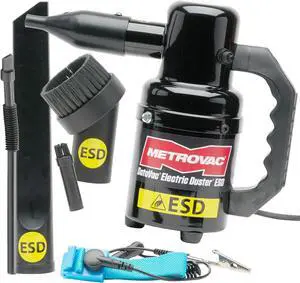 DataVac ED-500-ESD Electric Air Duster | Antistatic Couter Air ower for PC Cleaning with Accessories