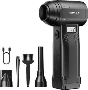 Coressed Air Duster-560g Super Power Airflow Electric Air Duster,10000mAh Rechargeae Cordless Mini ower with LED Display,10-Gear Adjustae Dust ower for Couter Keyboard, Car, Home, Outdoor