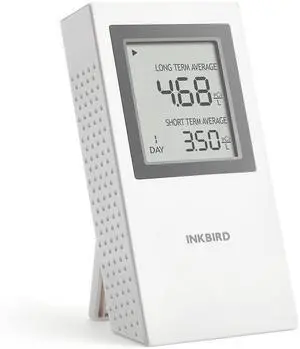 Portae Radon Detector, Home Radon Meter, US Version-Pci/L, Short-Term and Long-Term Monitoring, Battery Included (INK-RD1-W)