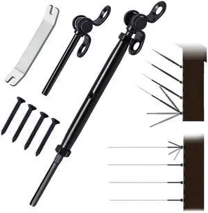 40 Pairs 1/8" ack Cae Railing Hardware Kit Swage Toggle Turnbuckle for Wood Post T316 Stainless Steel Deck Cae Railing System Angle 180° Adjustae Stairs 80 Pack CK07