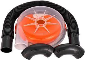 The  PRO, Low-Profile Dust Separator for Shop Wet/Dry Vacuums. Includes High-Flow 90 Degree Sweep Elbows and Connection Hose. Fits Standard 5 Gallon Buts, Made in USA