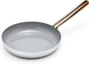 Large Fry 10.25 Inch Nonstick Frying Pan | Nontoxic Ceramic Coating, PTFE & PFOA-Free | Welded Handle, Induction & Oven Safe | Dishwasher Friendly