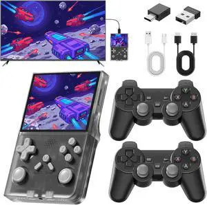 R40 Handheld Game Console  Retro Gaming Console with Built-in 128G TF Card, 20000+ Games | Portable Retro Game Console, Handheld Emulator for Mini/Pocket/Portable Gaming, Handheld Video Games