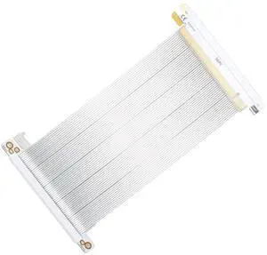 PCI-E 16x Extreme High Speed Riser Cable/Dual Reverse Connectors/Graphics Card GPU Ready/Compatible with K Series Chassis/18.5cm(Total Length: 20cm) (SG41 (PCIE 4.0 v2))