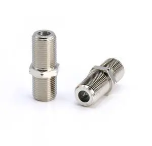 Cable Extension Coupler - 100 Pack - Connects 2 Coaxial Video Cables, for Coax F81 (Female to Female) - Rated for 3 GHz Satellite, TV, and Internet