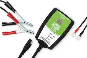 Powersports Battery Charger - 1.0 Amp - Sealed Lead Acid or AGM - Motorcycles, ATV, Marine, Snowmobiles, Lawnmowers, Scooters (920005)