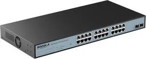 SODOLA 24 Port 2.5G Smart Web Managed Switch,24 x 2.5G Base-T Ports, 2 x 10G SFP+, Link Aggregation/QoS/VLAN/IGMP, 1U Mounted Multi-Gigabit Network Switch SODOLA 24 Port 2.5G Smart Web Managed Switch,24 x 2.5G Base-T Ports, 2 x 10G SFP+, Link Aggregation/QoS/VLAN/IGMP, 1U Mounted Multi-Gigabit Network Switch