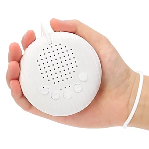 YEVYO Mini White Noise Machine for Baby Sleep - 10 Calming Sounds, Long Battery for Travel & Crib - USB Rechargeable with Auto-Off & Memory - White YEVYO Mini White Noise Machine for Baby Sleep - 10 Calming Sounds, Long Battery for Travel & Crib - USB Rechargeable with Auto-Off & Memory - White