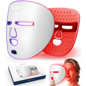 YEVYO LED Face Mask Facial Care Tool, Red Light Therapy Mask for Face for Skincare at Home Travel YEVYO LED Face Mask Facial Care Tool, Red Light Therapy Mask for Face for Skincare at Home Travel