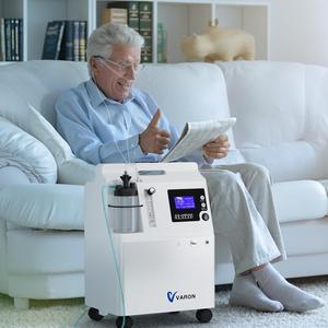 MONPORT 2-in-1 Oxygen Concentrator : 93% Pure O2, 7-Day Quiet Operation, Portable with Wheels, CPAP Compatible for Elderly, Athletes, Home Use