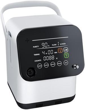 MONPORT Smart 2-in-1 Oxygen Machine - 1-7L Adjustable Flow, Auto-Humidification & Remote Control, Compact 7kg Design for Family/Office Use
