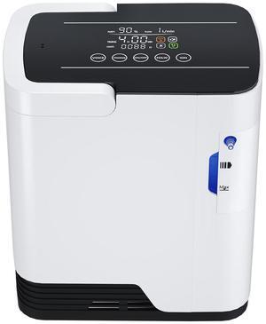 MONPORT Oxygen Machine for Whole Family - 1-7L Adjustable Flow, Auto-Humidification & Remote Control with AC Power