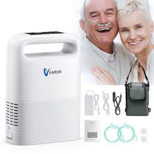 Monport| Varon VP-2 Portable Oxygen Concentrator with Dual Battery Set (8-Core + 16-Core) Extended Runtime up to 7+ Hours Monport| Varon VP-2 Portable Oxygen Concentrator with Dual Battery Set (8-Core + 16-Core) Extended Runtime up to 7+ Hours