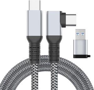 DIXSG Link Cable 16FT VR Cable Compatible with Meta Oculus Quest 2/Quest 3/Pro Pico, Nylon Braided Accessories and Gaming PC Steam VR, USB 3.0 Data Transfer Type C Cable, for VR Headset