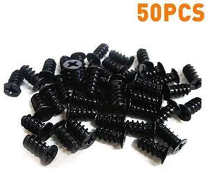 DIXSG M5x10 Black Zinc Computer Case Fan Screws, Computer Cooling Fan Mount Screws, Mounting PC Case Fan Screws, 100 PCS