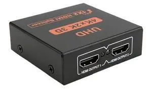 hdmi splitter 1-to-4 4k HDMI 1-to-4 screen splitter 1-in 4-out 1-in 4-out high-definition crossover One-to-two 4K distributor + US standard