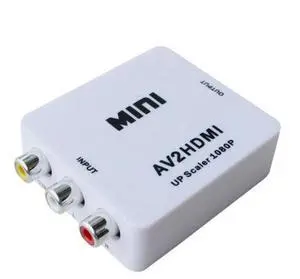 The MINI AV2HDMI AV TO HDMI high-definition video converter supports 1080P av to HDMI