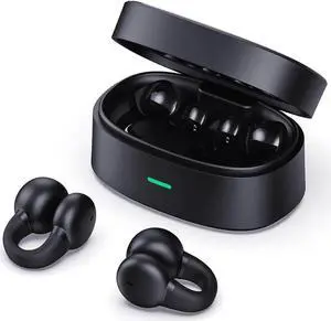 Ear-Clip Bone Conduction Headphones Bluetooth 5.3 Painless Wireless Open Ear Clip on Headphone Waterproof Running Earring Earphone Air Conduction Earphones Open Earbuds Wireless Earbuds with Ear Clip Ear-Clip Bone Conduction Headphones Bluetooth 5.3 Painless Wireless Open Ear Clip on Headphone Waterproof Running Earring Earphone Air Conduction Earphones Open Earbuds Wireless Earbuds with Ear Clip