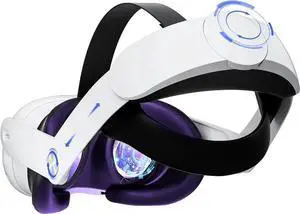 Head Strap for Meta Quest 3, Comfort Adjustable Elite Strap Replacement for O-culus Quest 3 Reduce Pressure, Soft Cushion VR Headset Accessories For Longer immersion in Virtual Reality Video Games