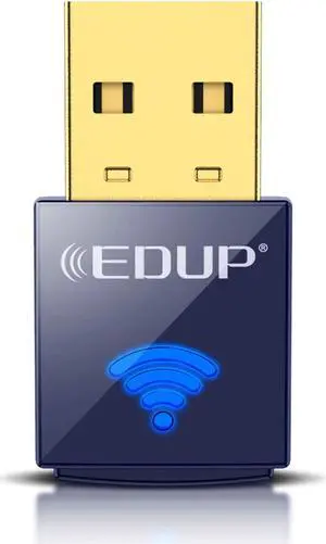 USB Bluetooth WiFi Adapter, Wireless Nano USB Network Adapter for Laptop Desktop PC Wi-Fi Dongle Compatible with Windows 10/7/8/8.1/XP Mac OS X 10.6 - 10.15.3