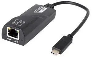 WISDUM Ethernet Network Adapter, USB to RJ45 LAN Wired Adapter Plug and Play Type-C 1000M, Compatible with MacBook Steam Deck Laptop, Switch, Windows