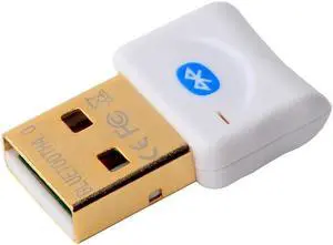 WISDUM USB Bluetooth Adapter 4.0 for PC Bluetooth Dongle Receiver Wireless Transfer Compatible with Stereo Headphones Desktop Windows 10,8,7,Vista,XP - Black