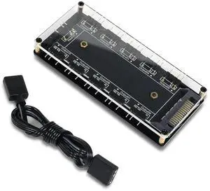 5V 3Pin ARGB LED Hub,10 Way 5V 3 Pin RGB Splitter