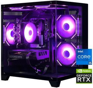 AOACE Gaming PC Desktop INTEL Core i5 14400F 2.5 GHz, NVIDIA RTX 5060 8G DLSS 4, 32GB DDR4 RAM 3200MHz,1TB NVMe PCIe4.0, Wi-Fi6E, Game Design Office console,Sea View Room,Windows 11 Home 64-bit