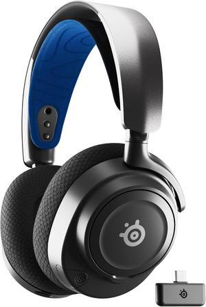 SteelSeries Arctis Nova 7P Wireless Multi-Platform Gaming USB-C Headset | 2.4GHz + Bluetooth | Gen2 AI Mic |PlayStation, PS4, PS5, PC, Switch, VR, Mobile | Black
