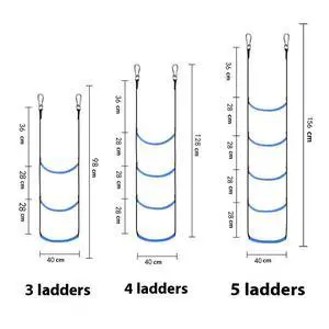 Boat Boarding Ladder - Hanging Soft Ramp for Inflatable Boats/Yachts