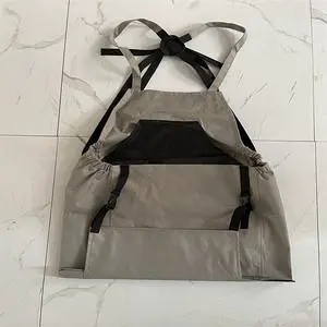 Canvas Apron with Pockets for Gardening and Harvesting