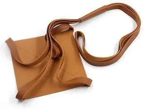 PU Leather Hanging Planter - Creative Flower Pot Holder for Indoor Plants
