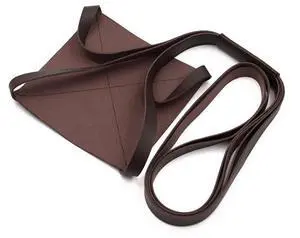 PU Leather Hanging Planter - Creative Flower Pot Holder for Indoor Plants