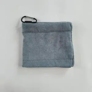 Microfiber Golf Towel - Clip-On Ball & Club Cleaner for Outdoor Sports