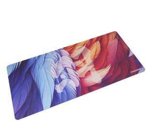 Gaming Mouse Pad and Large Desk Mat, Waterproof Speed Mousepad, Non-Stitched Edges, Transformation Pattern, Durable Mouse Mat for Office and Gaming, STRIKEPAD MST901, Blue35.5"*15.8"